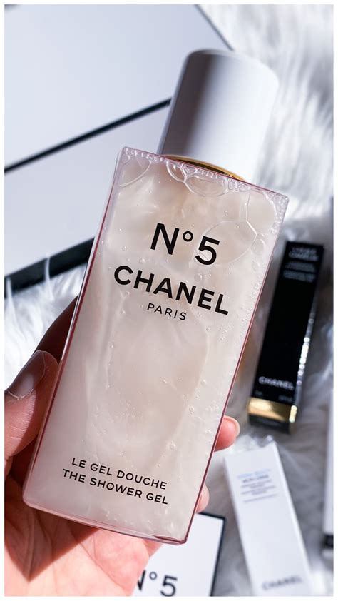 chanel no 5 l eau shower gel|Chanel number 5 shower gel.